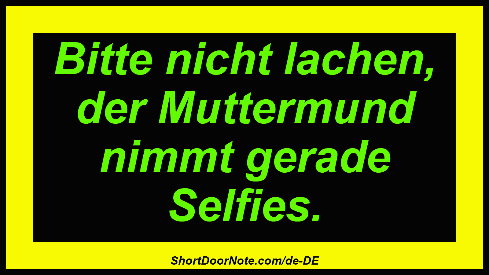 Bitte nicht lachen, der Muttermund nimmt gerade Selfies.
