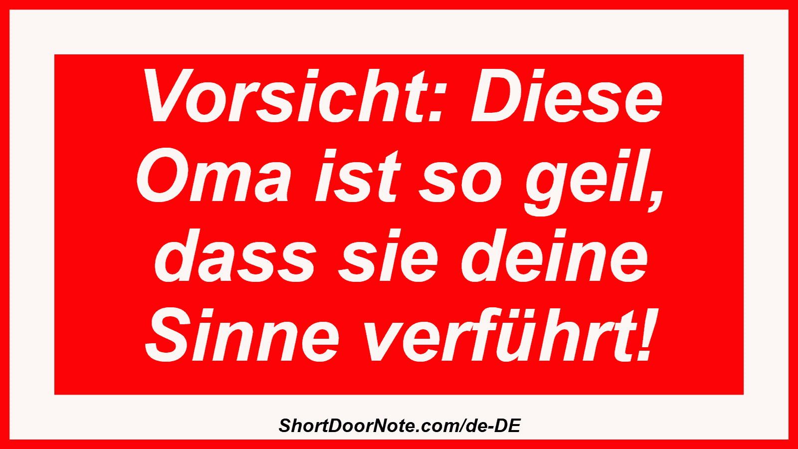 Vorsicht: Diese Oma ist so geil, dass sie deine Sinne verführt!
