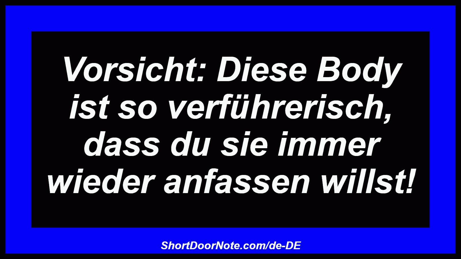 Vorsicht: Diese Body ist so verführerisch, dass du sie immer wieder anfassen willst!
