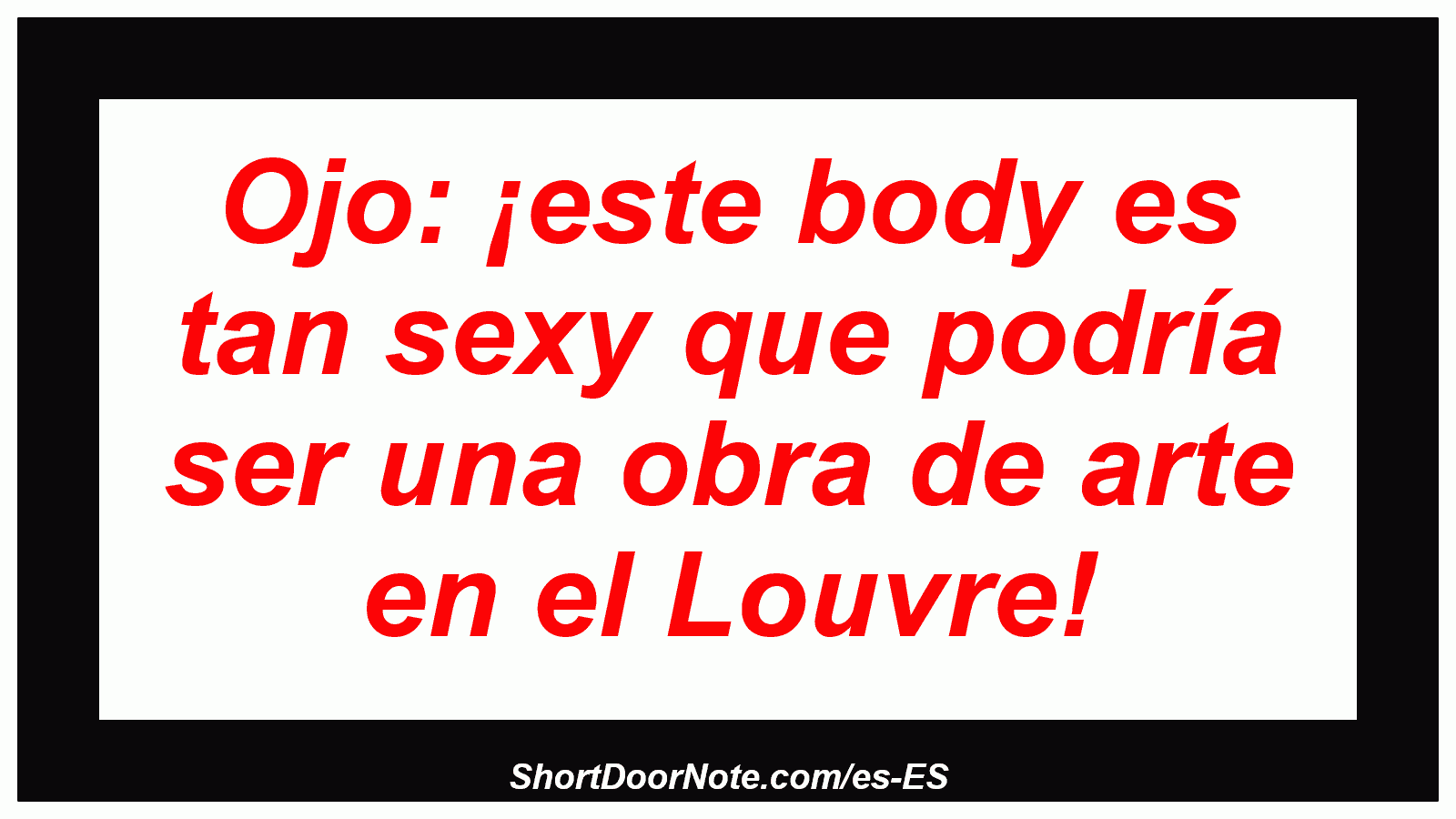 Ojo: ¡este body es tan sexy que podría ser una obra de arte en el Louvre!
