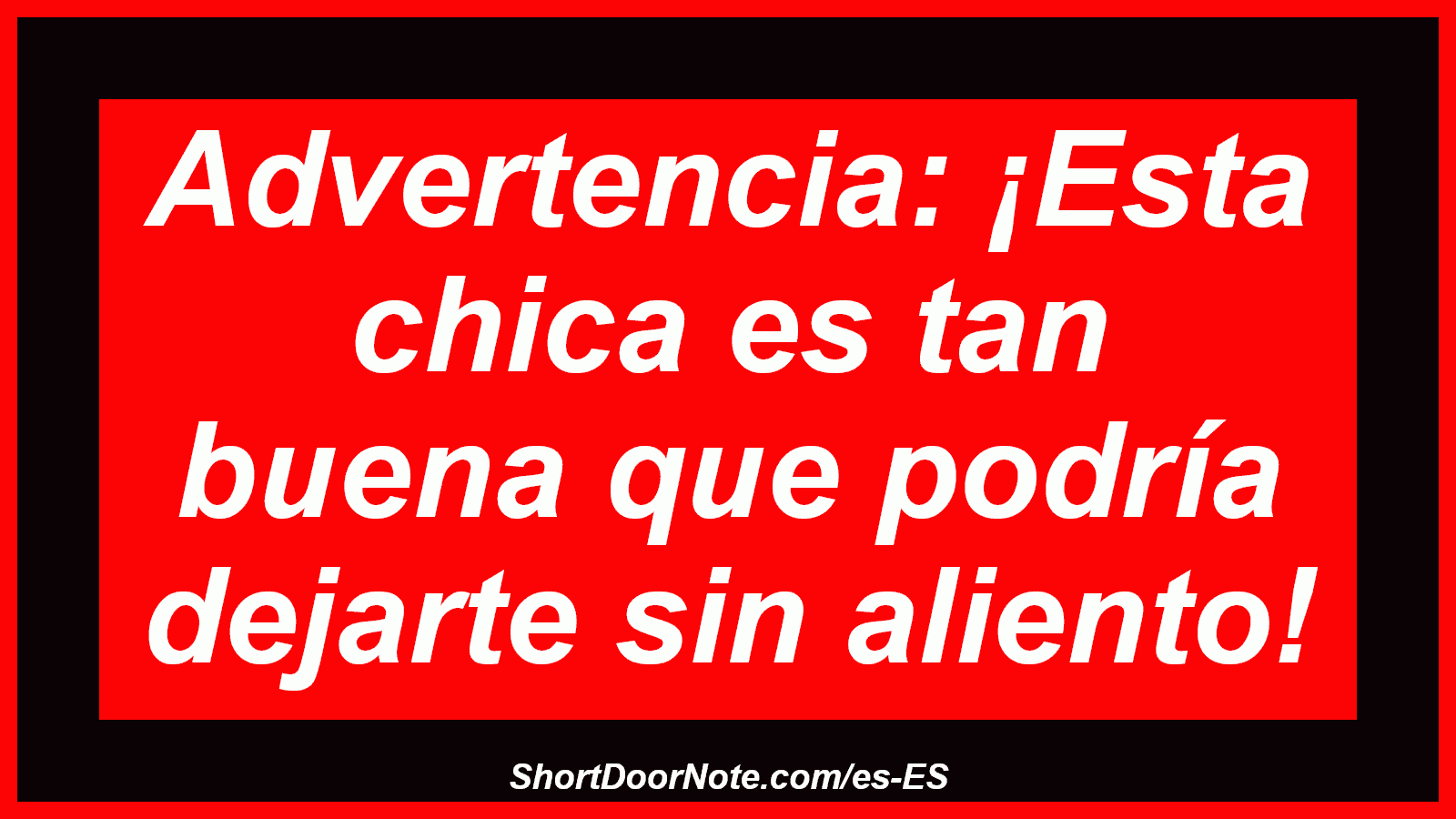 Advertencia: ¡Esta chica es tan buena que podría dejarte sin aliento!
