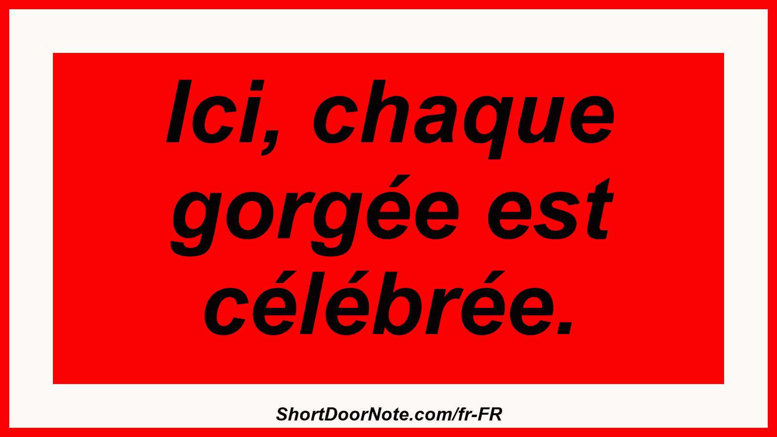 Ici, chaque gorgée est célébrée.
