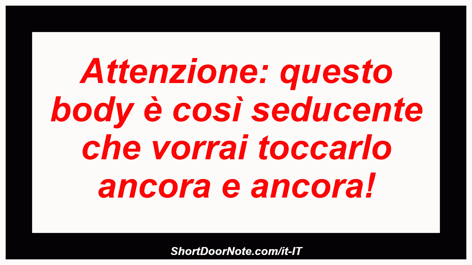 Attenzione: questo body è così seducente che vorrai toccarlo ancora e ancora!
